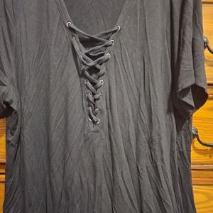 Black tunic shirt